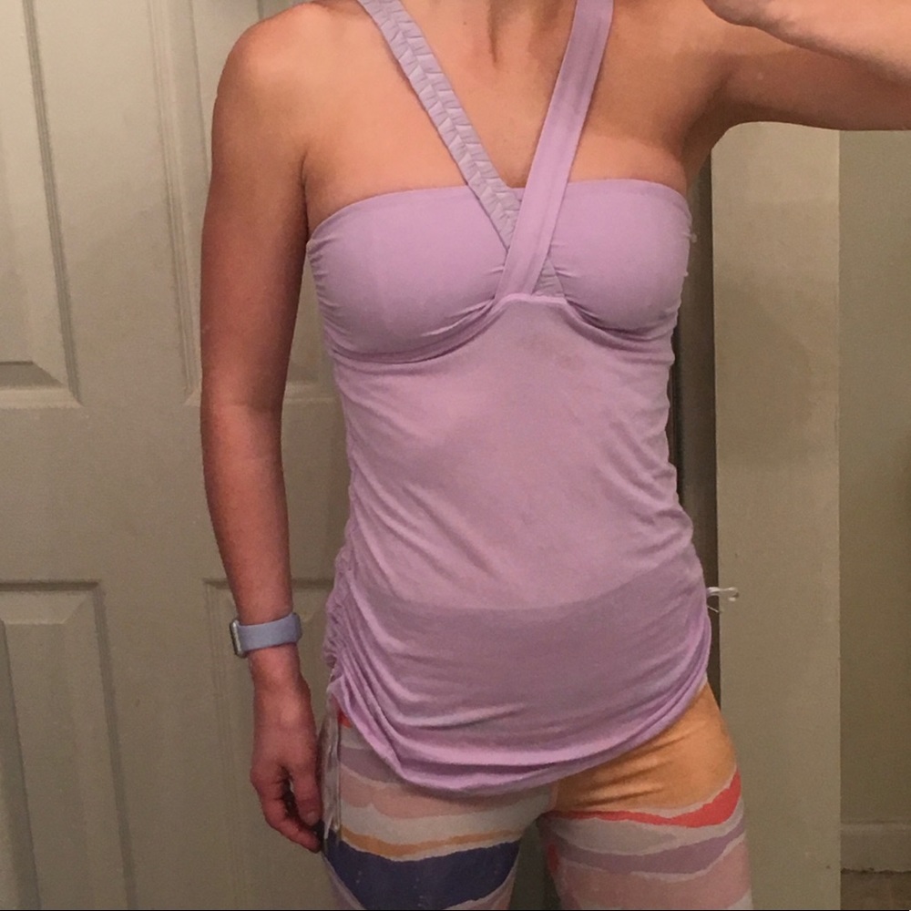 Lululemon purple tank top size 6